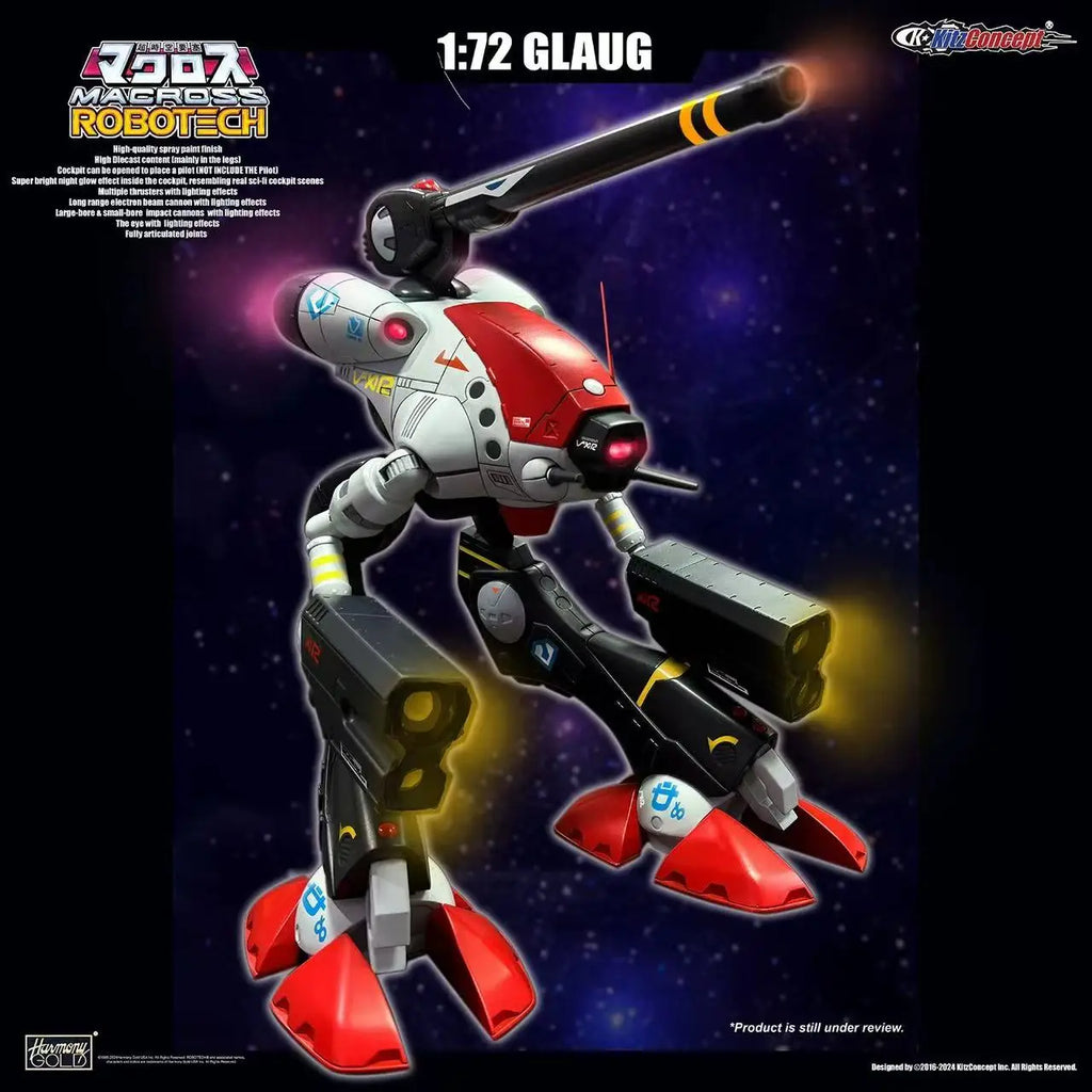 KitzConcept KC Space Fortress Zen Star Man Battle Bag Captain Kailong Machine Alloy Product Fan Hobbies Toys Collection Gifts