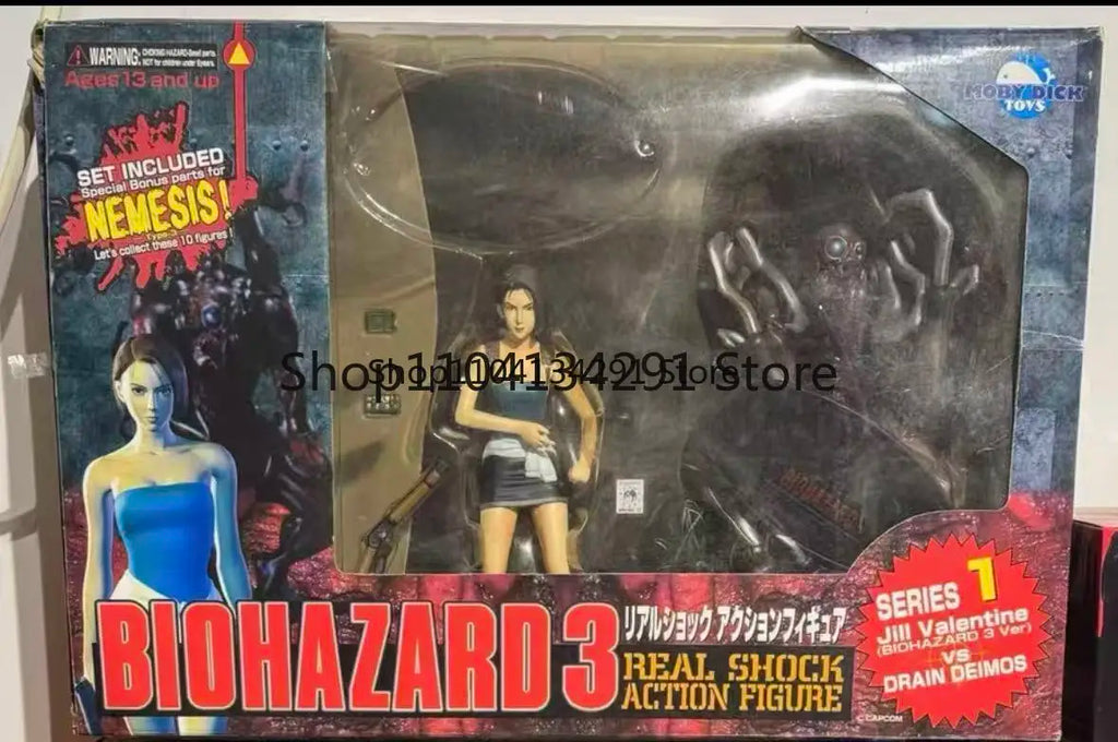 Original  Resident Evil Jill Foster Fly Skin Leather Jacket Tyrant Limited Edition Rare Collectible Figure Gift