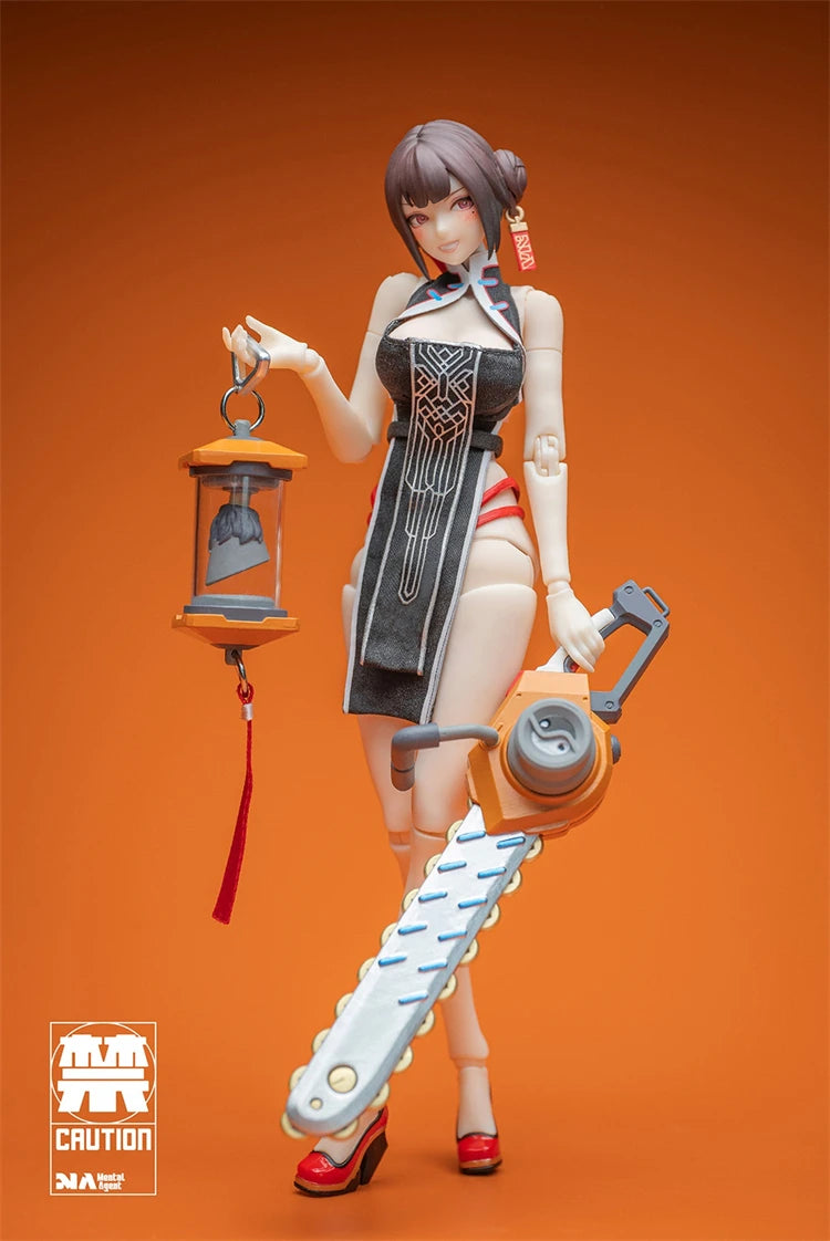 In Stock Mental Agent Zhen Yilu Lin Fengjiao MAZ-01 1/10 Soldier Doll Anime Action Figure Toy Gift Model Collection