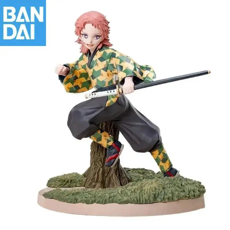 Genuine Bandai Namco Banpresto Demon Slayer Kimetsu No Yaiba Sabito Tomioka Giyuu Pvc 18Cm Figure Model Desktop Ornament Gift
