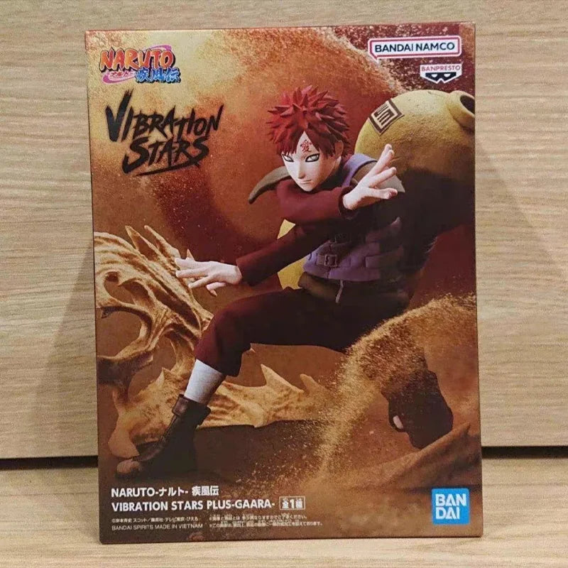 Bandai Namco Banpresto Naruto Shippuden Vibration Stars Gaara PVC About 12Cm In Stock Genuine Original Collector Figurine Toys