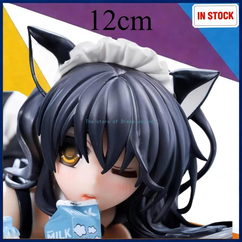 In stock genuine original high quality Milk Cat 6/1 figure 2D animation model desktop case ornament gift
