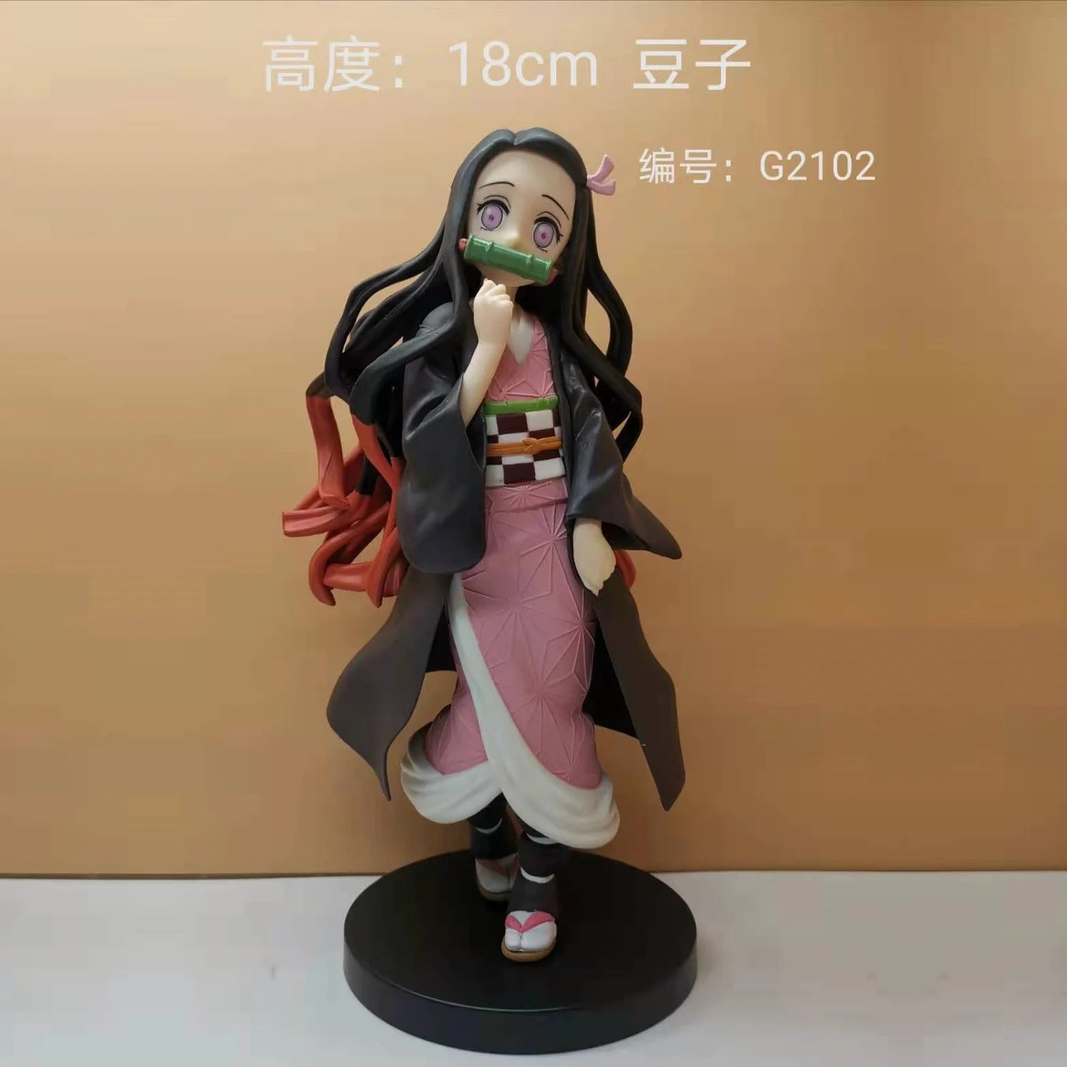 18CM Аниме Demon Slayer Kamado Nezuko Комплект стоящ модел играчка подарък колекция за деца PVC Aciton фигурка