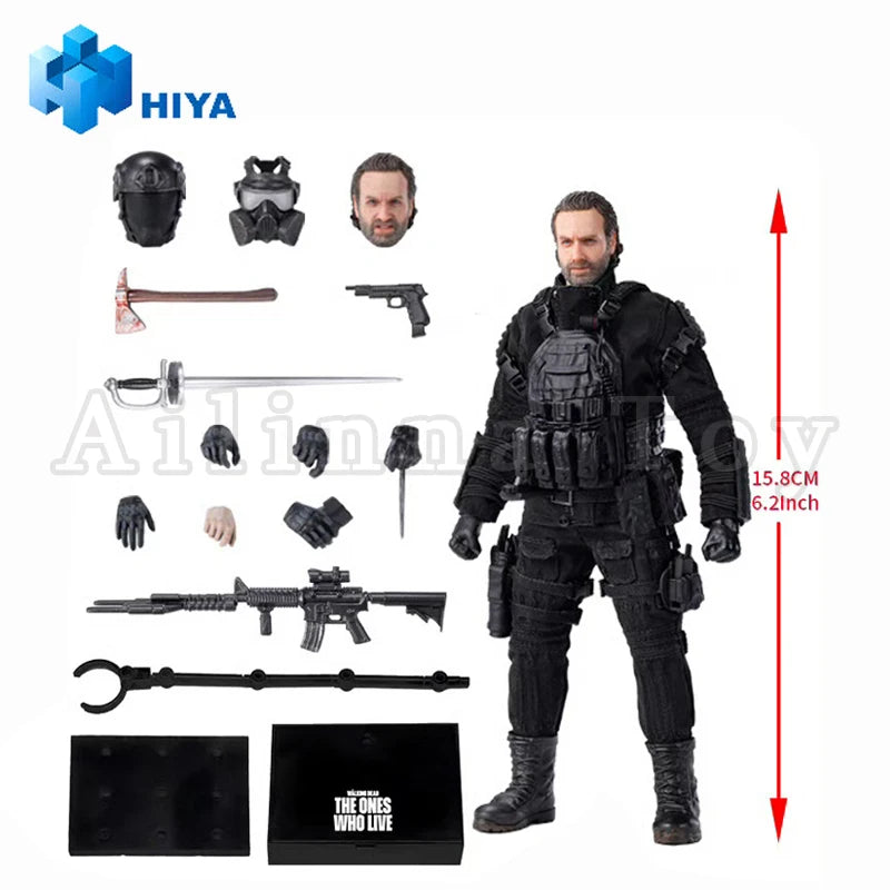 [Pre-Order]HIYA 1/12 16cm Action Figure Exquisite Super Series The Walking Dead The Ones Who Lived Rick Anime Toy