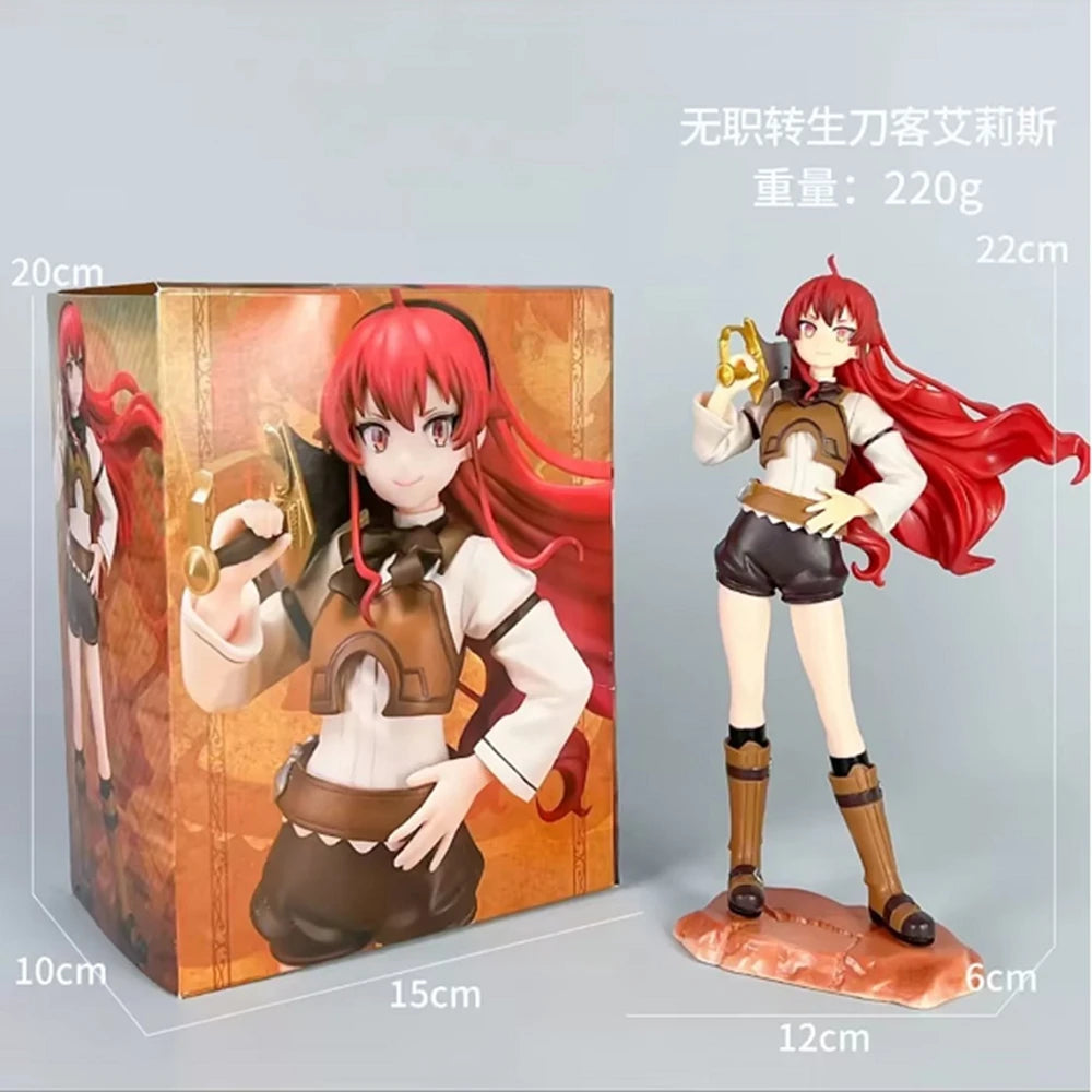 22CM аниме Mushoku Tensei Isekai Ittara Honki Dasu Eris Boreas Greyrat Фигура 1/8 Модел играчка Подарък фигурка Кукла PVC
