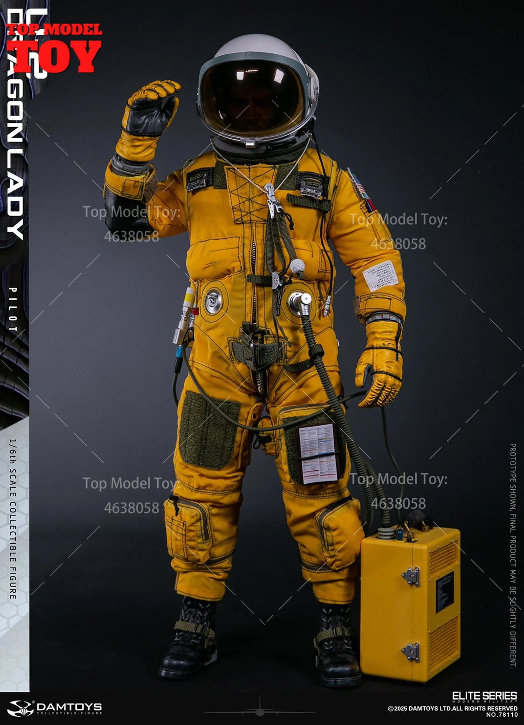 DAMTOYS SR-71 78109 U-2 78110 1/6 Scale Pilot Test Pilot Action Figure Dolls 12'' Male Soldier Full Set Model Collectible Toy
