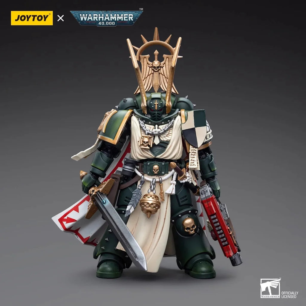 【На склад】 JOYTOY Warhammer 40K 1/18 Екшън фигурка Dark Angels Master Lazarus Модел играчка момче подаръци 3.75 инча