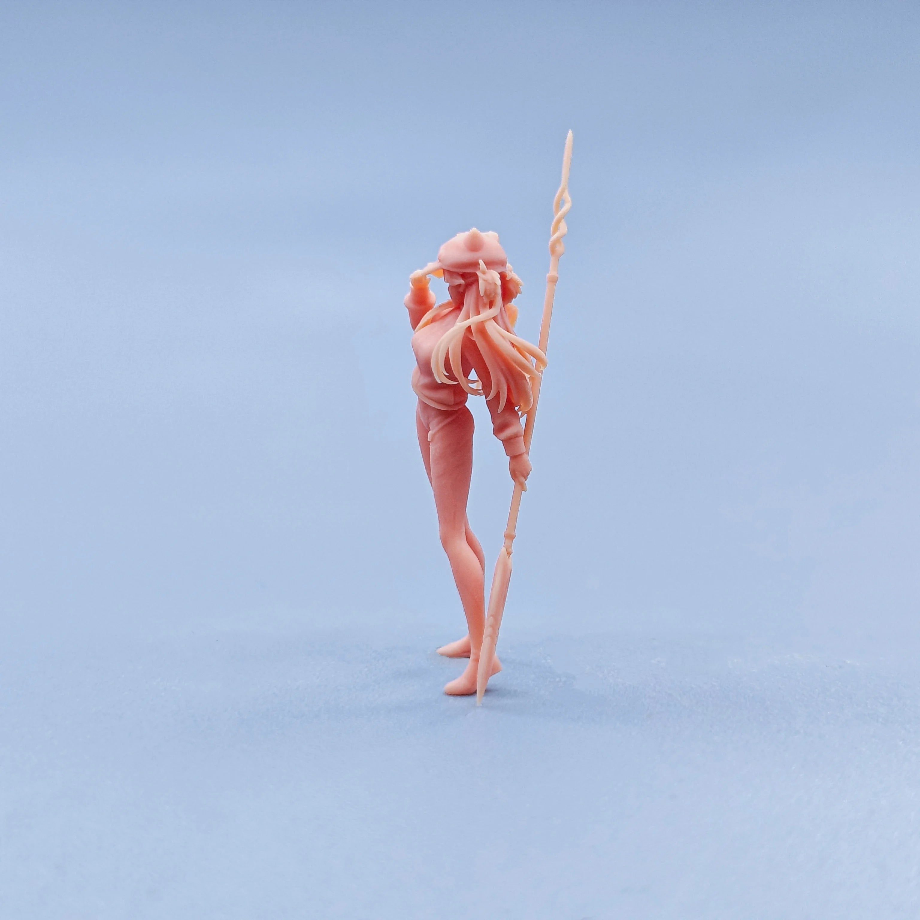 1/64 Figurines Scale Model Resin Gospel Warrior Asuka Uncolored Miniatures Diorama Hand-painted D634