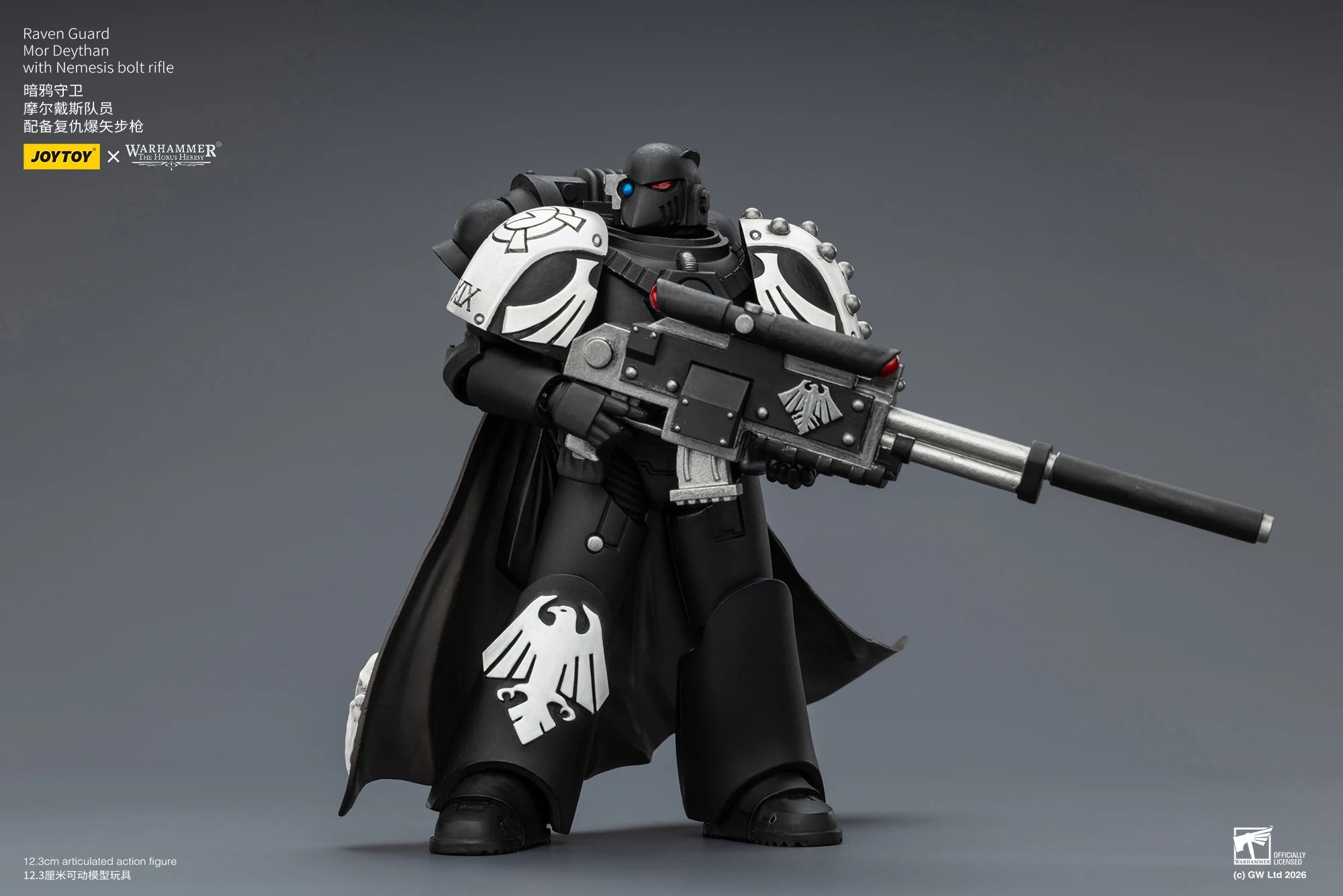 【Pre-sale】JOYTOY Warhammer 40K Raven Guard Dark Fury Mor Deythan Shade MK III Tactical Legionary 1/18 Anime Figure