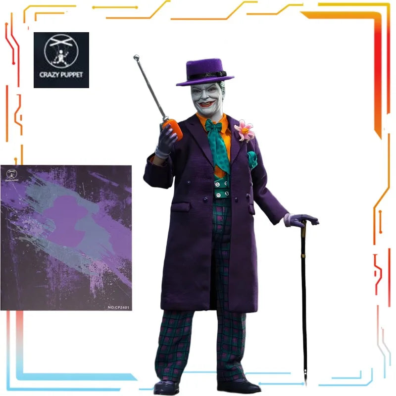 CPTOYS NICE TOYS Original 1/12 Finished Movable Doll Joker 1989 Edition Anime Action Figure Toys Collectible Gifts for Boys