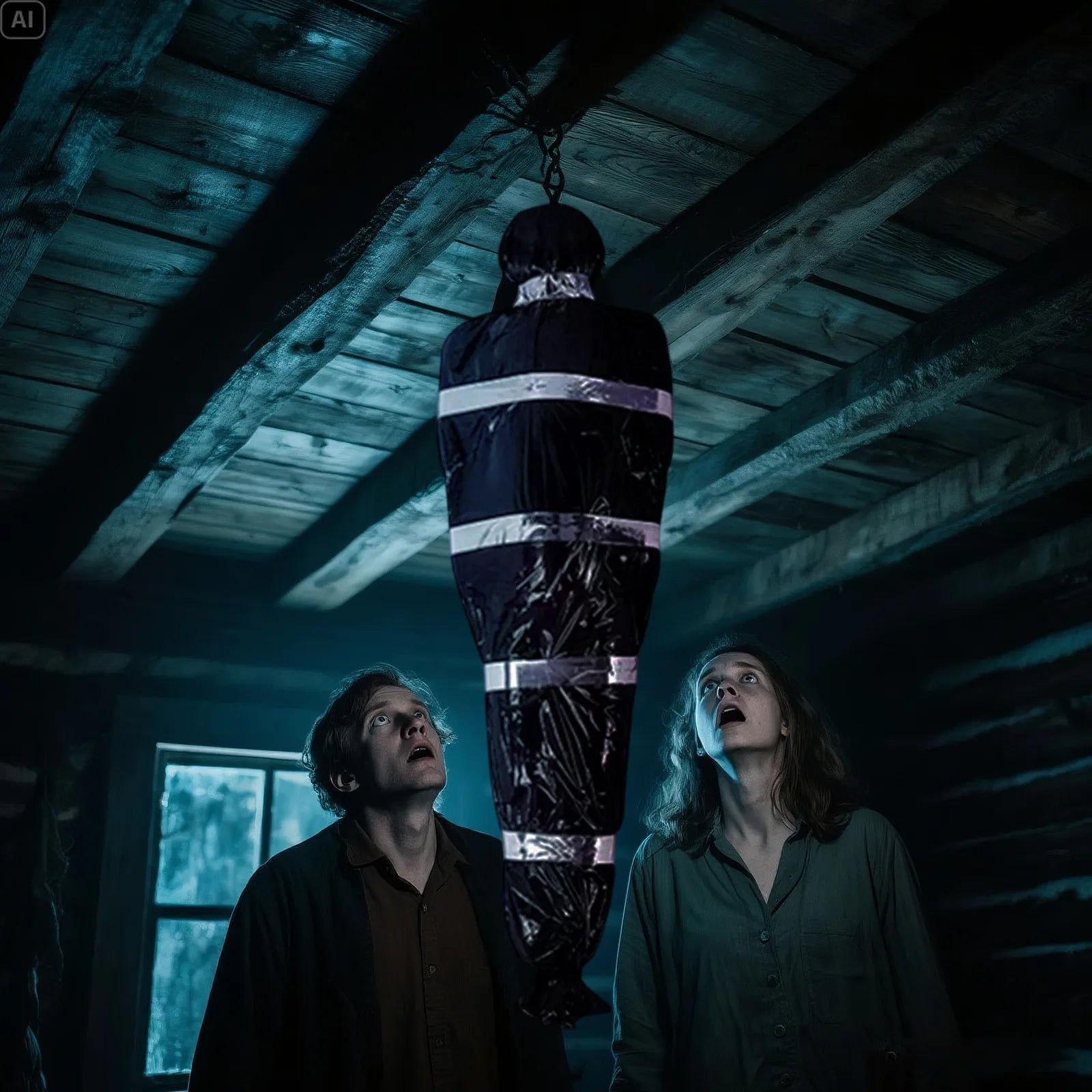 Halloween Fake Corpse Simulation Horror Prop Haunted House Atmosphere Decoration Garden Yard Halloween Party Decoration