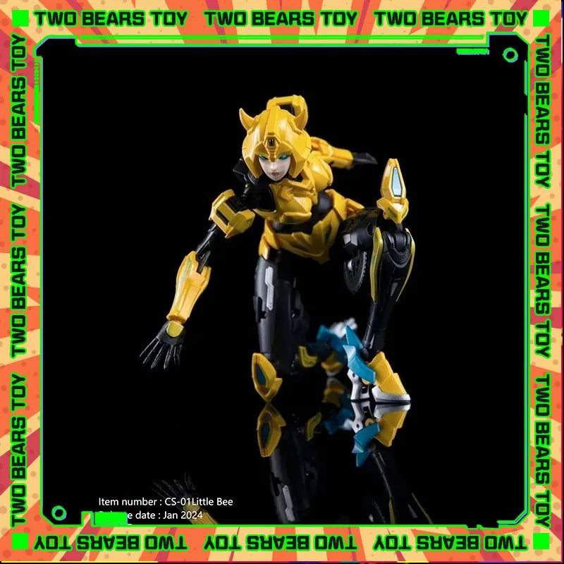 Ln Stock CollectionSpace CS-01 Transformation Bumblebee Mobile Suit Girl 17.5CM Anime Figures Model Action Figures Toys Gifts