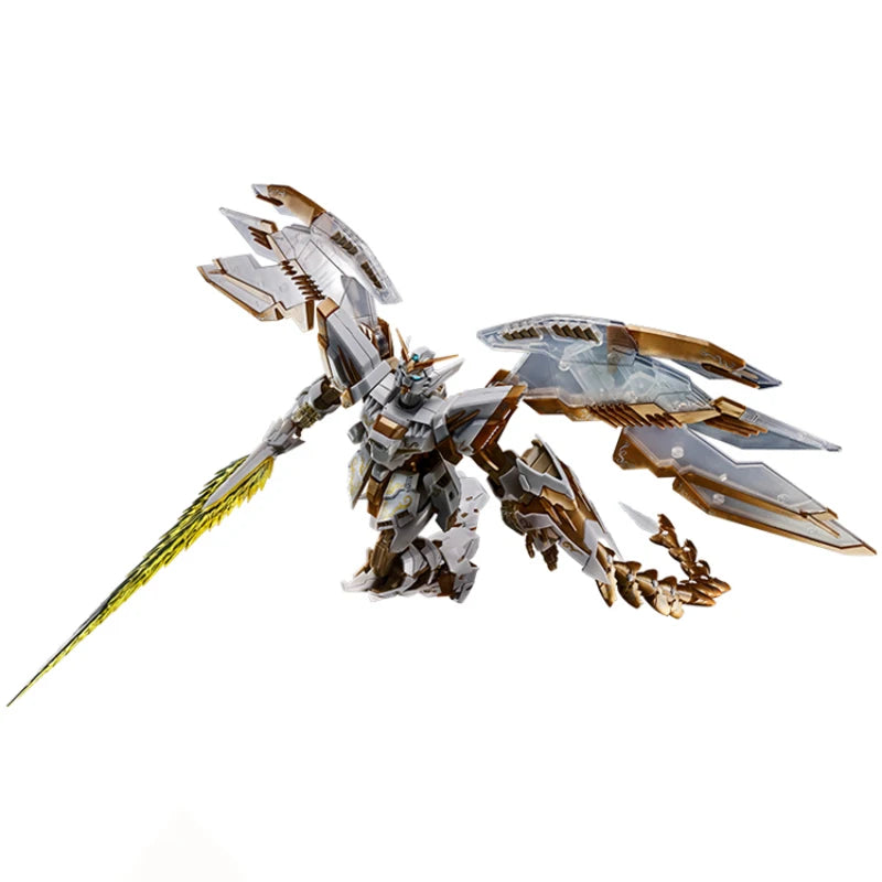 Bandai MG 1/100 Gundam Epyon EW Action Figure Wing Gundam Zero EW Cross Contrast Colors Plastic Model Kit Collection Gunpla Gift