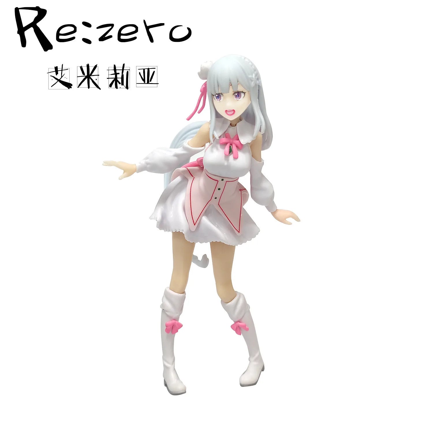 @17cm Re: Zero Starting Life in Another World Anime Figure Emilia Action Figures Kawaii Memory Snow Emilia Collection Model Toys