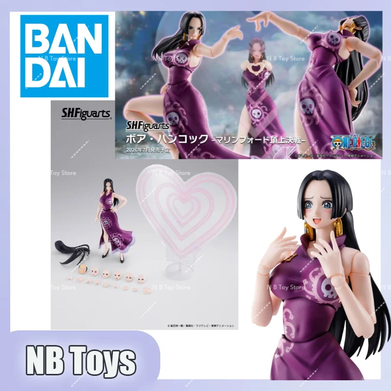 New Original Bandai ONE PIECE S.H.Figuarts SHF Boa Hancock Marineford Action Figure PVC Model Toys