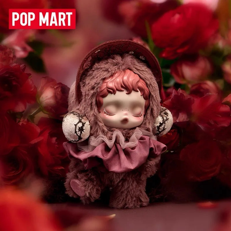 POP MART SKULLPANDA L Impressionnisme Serie Plüschpuppe Überraschungs-Mystery-Box Kawaii Anime Actionfigur Blindbox Spielzeug Mädchen Geschenk