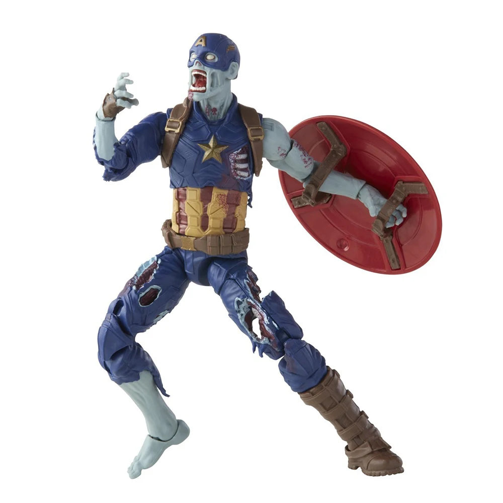 [In-Stock] Hasbro Marvel Legends Series Zombie Captain America (What If...?) 15cm Collectoble Action Figure Model Ornament Toys