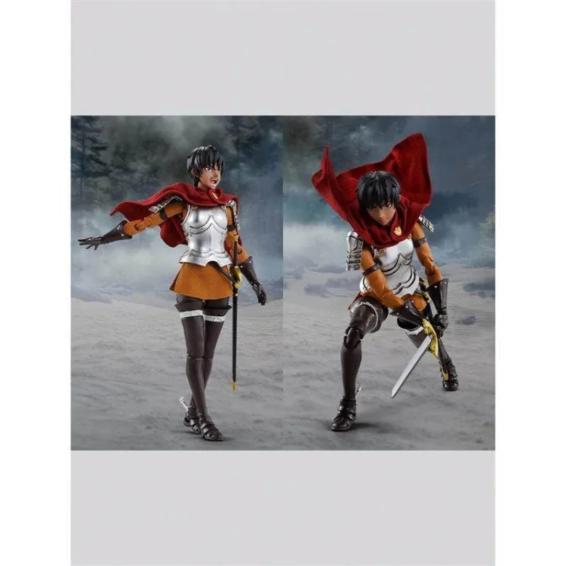 Bandai Original Berserk Anime Figure SHF Casca Band of The Hawk Action Figure Toys for Kids Gift Collectible Model Ornaments