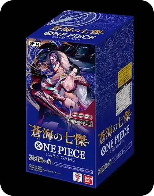Original In Stock Yuwan Tang One Piece OPCG Card OP14 Seven Warlords of the Sea Japanese Card Booster Box Collection Toys Gifts