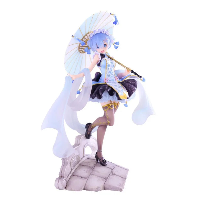 In Stock Re:Zero − Starting Life in Another World Lolita Rem Anime Figure 2D Collectible Model