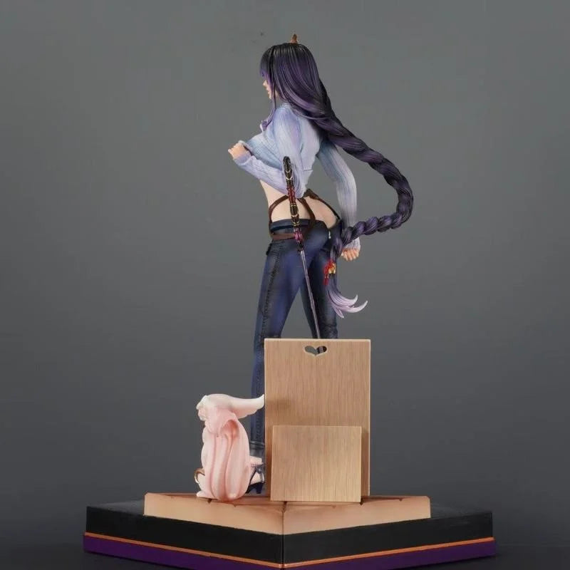 Fa Thunder General Sexy Daily Dress Thunder Silence Resin Head Carving Handmade Fashion Collection Model Ornament Gift