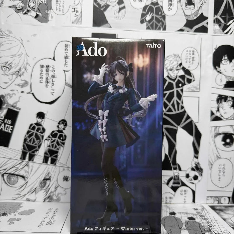 Original TAiTO Ado × ROUND1 Ado Winter Ver 18cm Anime Decorative Statue Cute Girl Gift Ornament