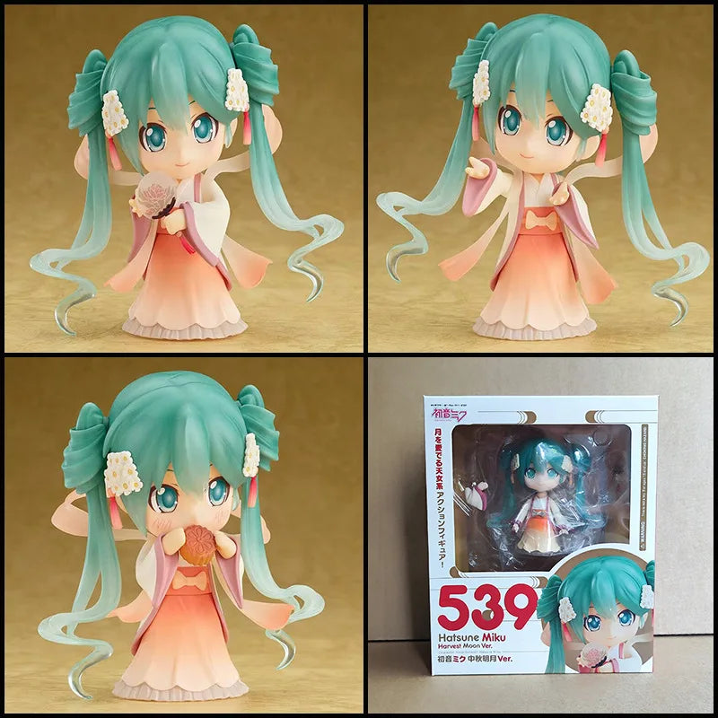 Hatsune Miku Animation Game Peripheral Toys Sakura Snow Miku Anime Action Movable Model Figures Collection NTR