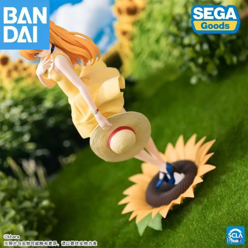 Bandai Namco Banpresto Luminasta Neon Genesis Evangelion Sommerkleid Ver.2 Asuka Langley Soryu PVC 15Cm Figur Anime Modell Spielzeug