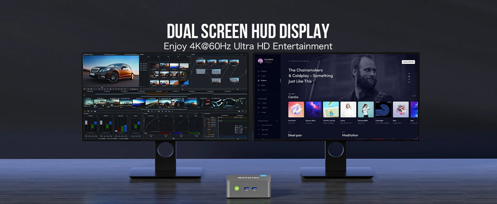 GMKtec G3 Plus Latest Twin Lake N150 Mini PC DDR4 3200MT/s NVMe SSD WiFi6 BT5.2 Windows 11 Pro 2.5G RJ45 Desktop Office Computer