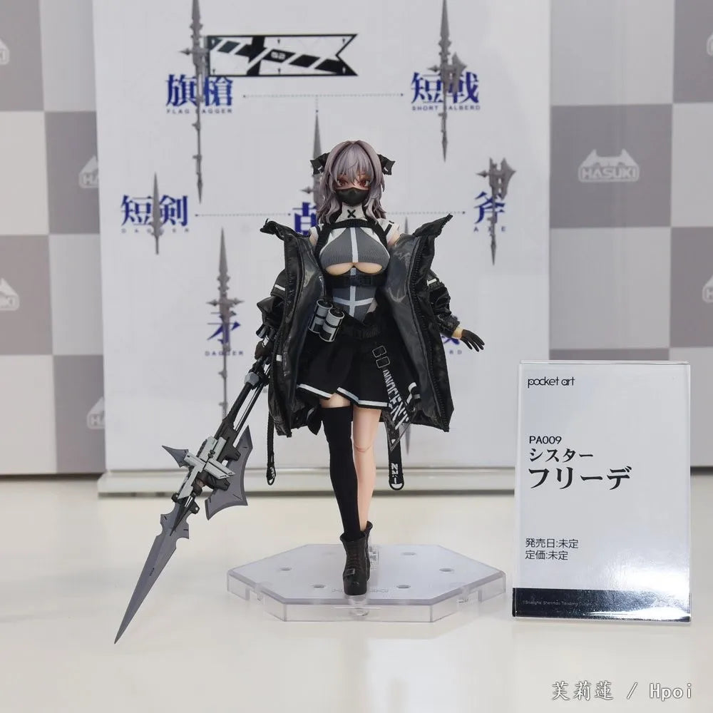 【Original】HASUKI Pocket Art PA009 Succubus Nun-Flid 1/12 Action Figure Model