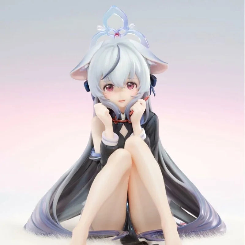 Blue Archive Shun Haruna Anime Figure - Cute Seated Girl Model Statue for Car Dashboard And Desk Decor Collectible Gift