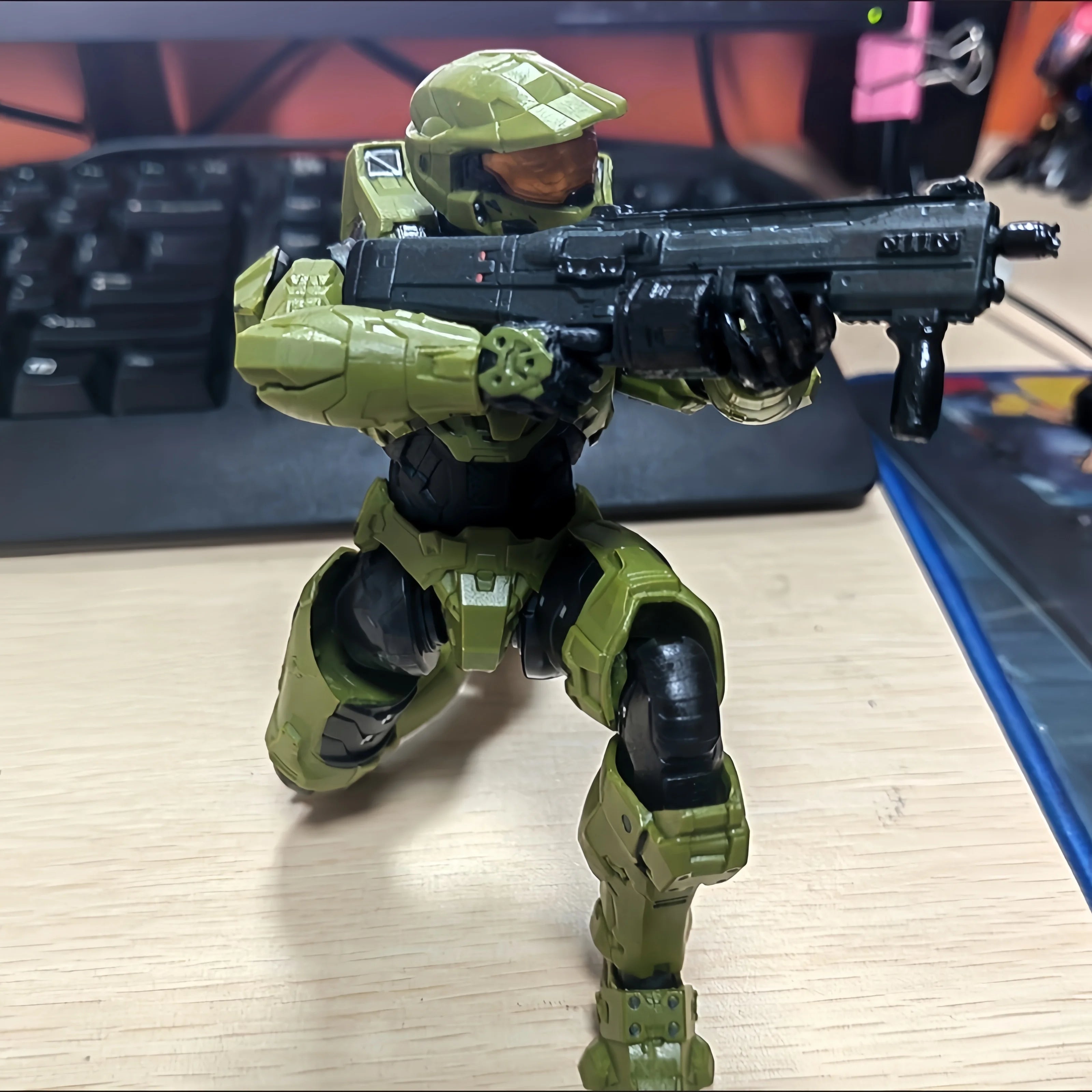 Sentinel Master Chief 18cm PVC Action Figure Anime Collection Model Mjolnir Mk VI SV Movable Doll Toys for John117 S117
