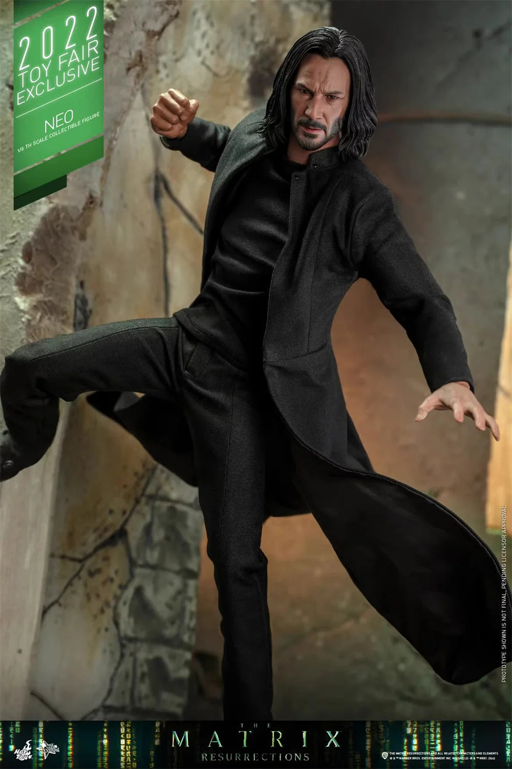 HT HotToys MMS657 1/6th Scale Collectible Neo Cloth Action Figure The Matrix Resurrections Movie Keanu Reeves 12inch Soldier