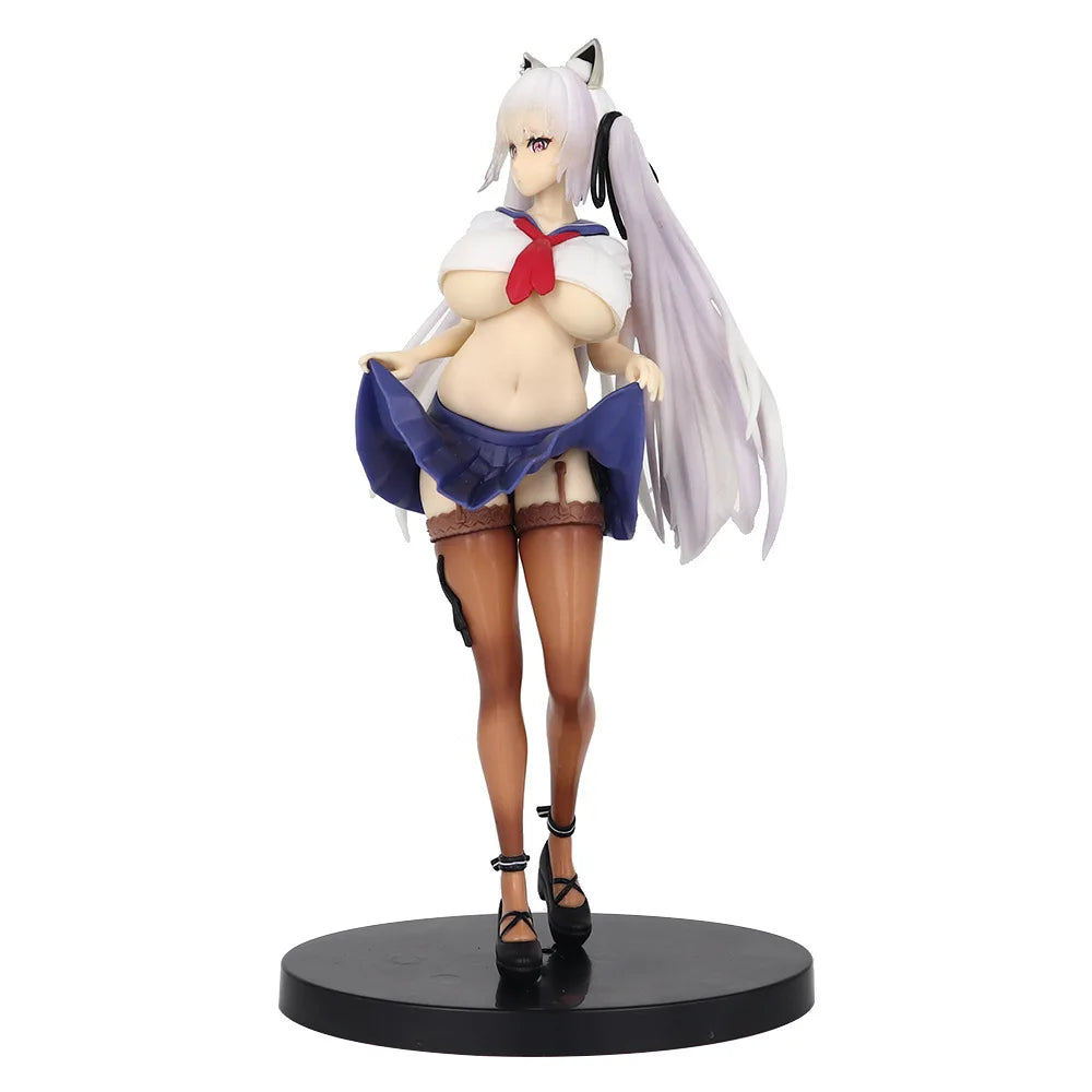 Alvina Cat Ear girl beautiful girl Cartoon Figure Model Statue Collection Desktop Decoration Ornament Toys gifts for fans