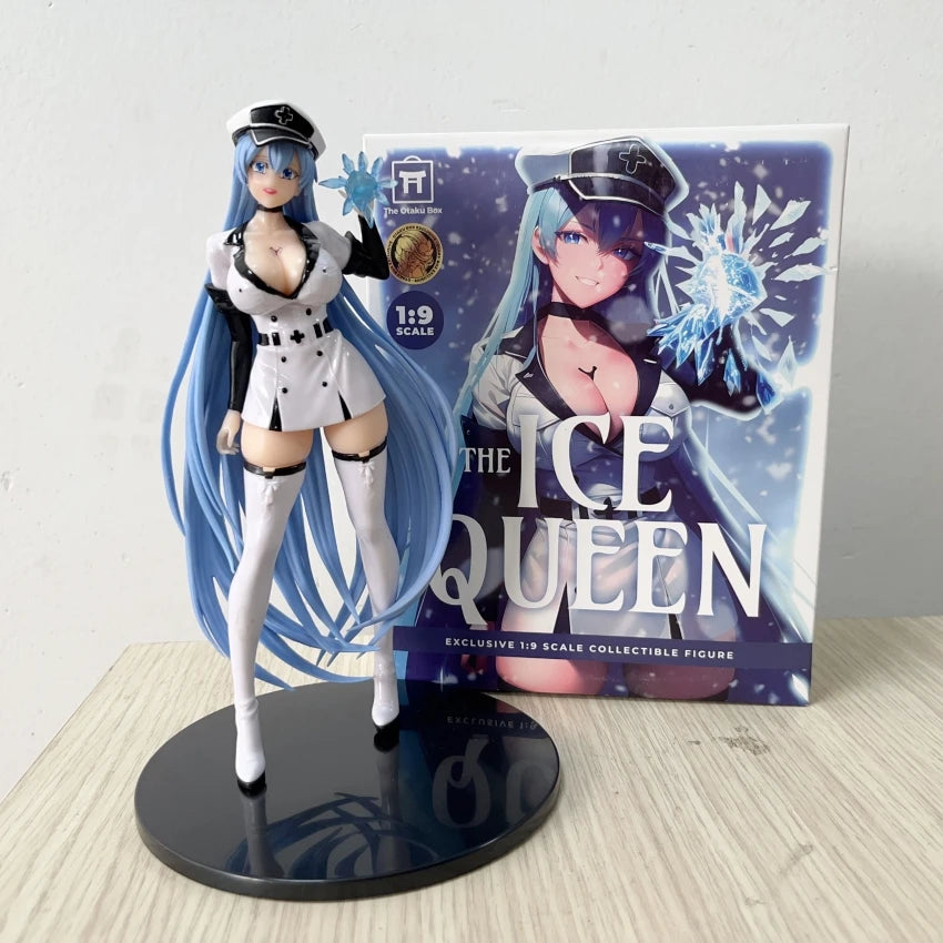 18CM Аниме Akame ga KILL! ESDEATH Момичешка фигурка PVC Екшън играчка за възрастни Колекция Игра Статуя Фигурки Кукли Подаръци