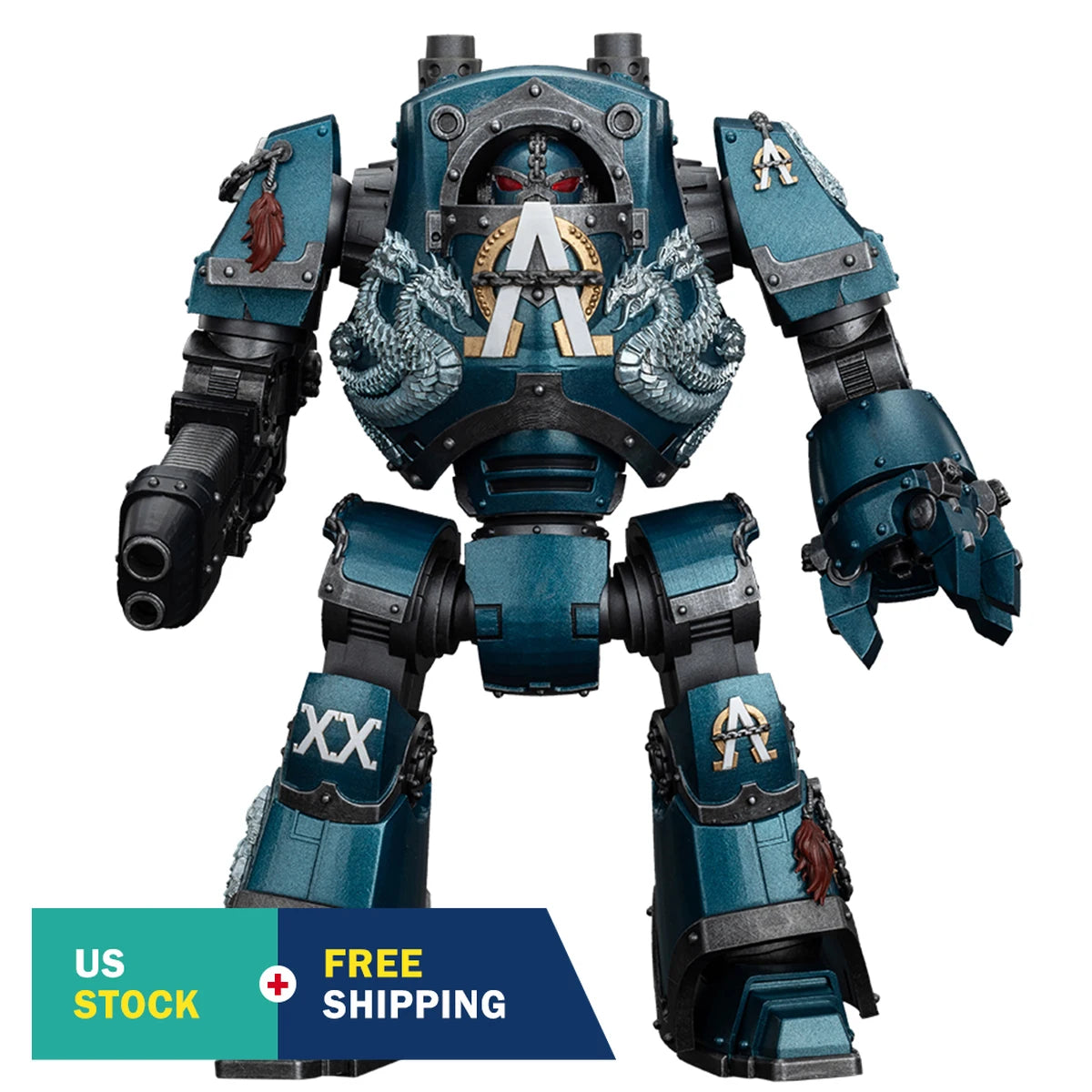 HiPlay JOYTOY Warhammer Alpha Legion Contemptor Dreadnought with Gravis Plasma Cannon 1/18 Action Figures