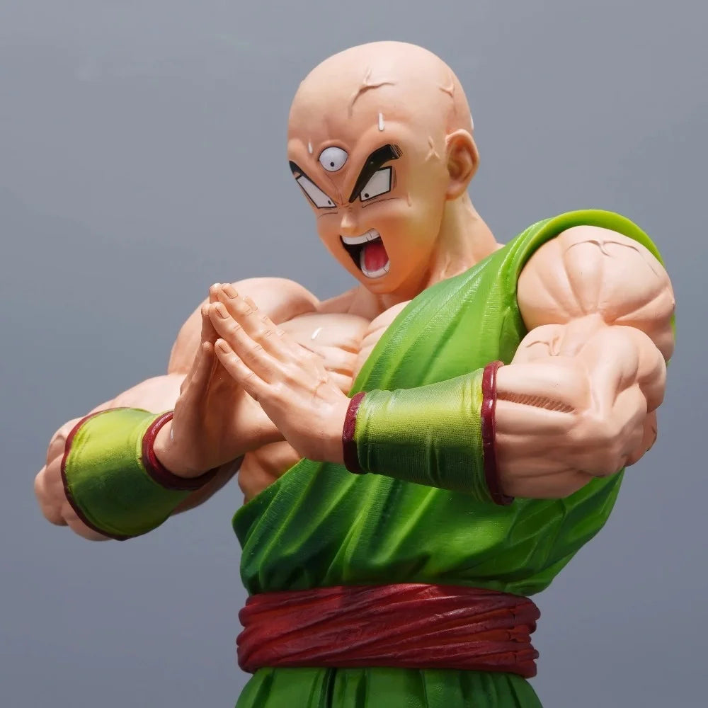 30cm/11.81in Anime Dragon Ball Figure Tien Shinhan Action Figures Pvc Statue Desktop Ornamen Collection Model Toys Gifts