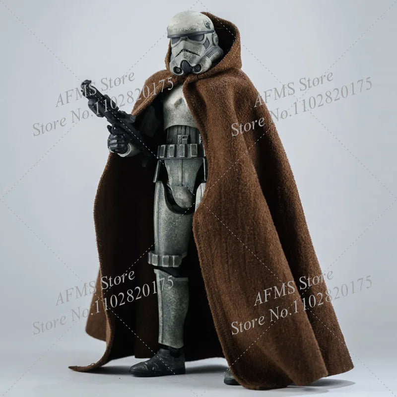 1/12 Scale Collectible Figure Anime Hero Cloak Battle Damage Edition Cloak Knight Clothes Fit 6" Action Figure Soldier Body