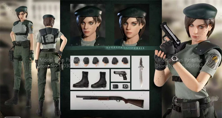 Rotator toys RT001 1/6 Collectible Toys Jill Special Police Force Movable Eyes Woman Soldier 12inch Action Figure Model Gifts