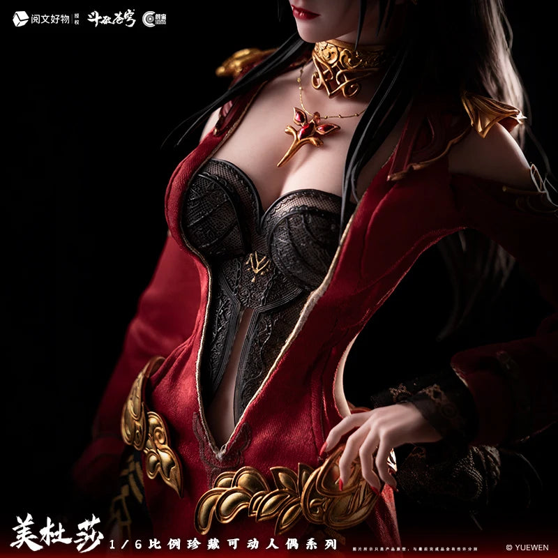 28cm Genuine Cosmic Creations Battle Through The Heavens Medusa 1/6 Scale Action Figure Female Soldier Collection Model Toy Gift