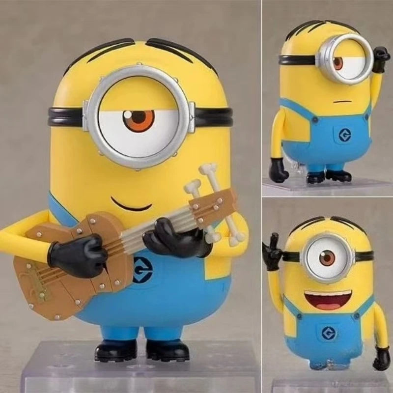 GSC Clay Man Minion Big Eye Cute Bob Moving Q Version Doll Toys ln stock