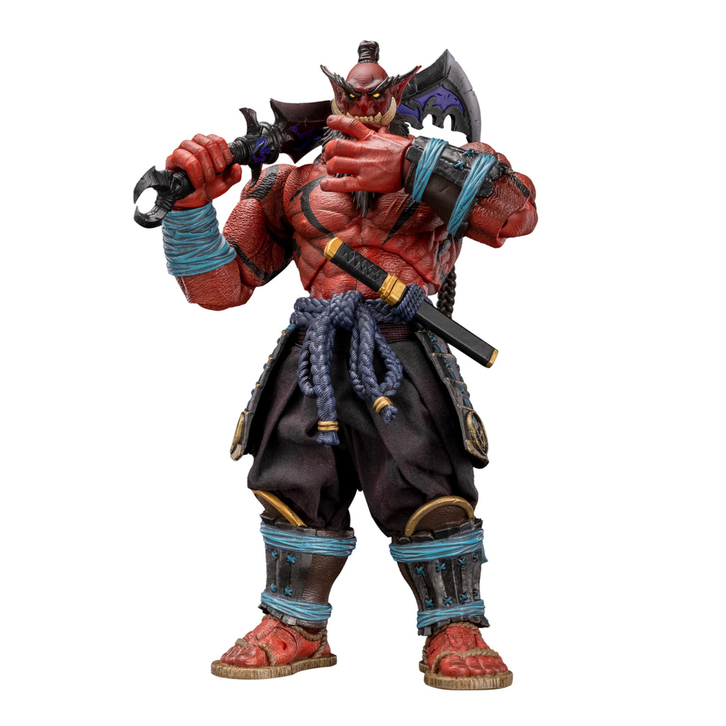 Metytoyz 2024 New Burningblade Clan Theblademaster Red Version 8" Scale 20cm Action Figure Samuro Collectible Model Gift