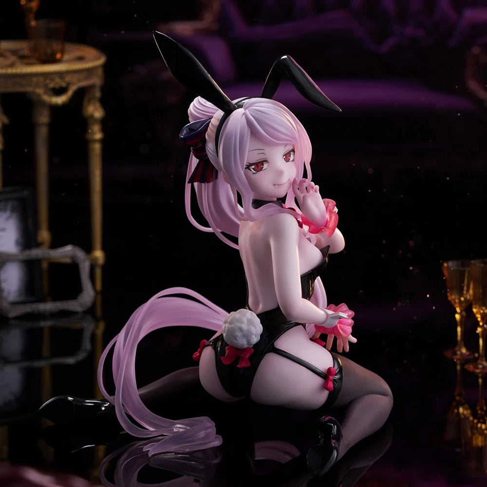 IN Stock TAITO Original Desktop Cute OVERLORD Shalltear Bloodfallen Bunny ver. Action Anime Figure 13CM Ornament Collect Model