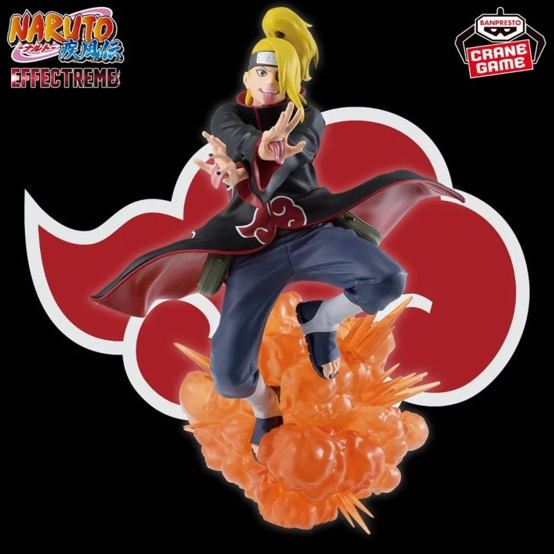In Stock Original Banpresto EFFECTREME Naruto Shippuuden Deidara 18Cm Action Figure Anime Toys Gift Collectible Model WY