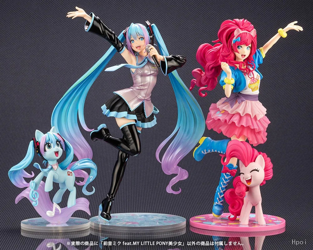 My Little Pony Bishoujo Statue Prinzessin Luna Fluttershy Anime PVC Actionfigur Spielzeug Hatsune Miku Figurensammlung Modellpuppe