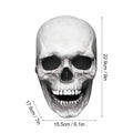 Halloween Maske Beweglicher Kiefer Vollkopf Totenkopf Maske Halloween Dekoration Horror Gruselige Maske Cosplay Party Dekor Totenkopf Helm 2023