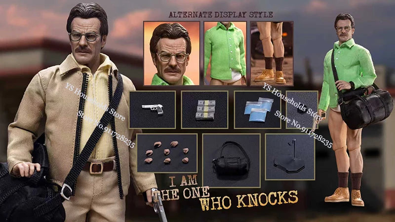 Manipple Studio M087 1/12 Breaking Bad Old White Cloth Action Figure I Am The One Who Knocks Scene Ornament 6inch Soldier Model