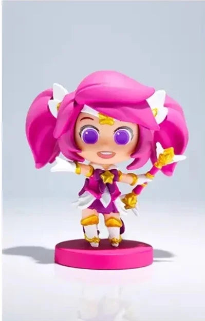 Original LOL League of Legends Lulu Jinx Poppy Janna Star Guardian Game Statues Action Figures Mini Model Toys Gift