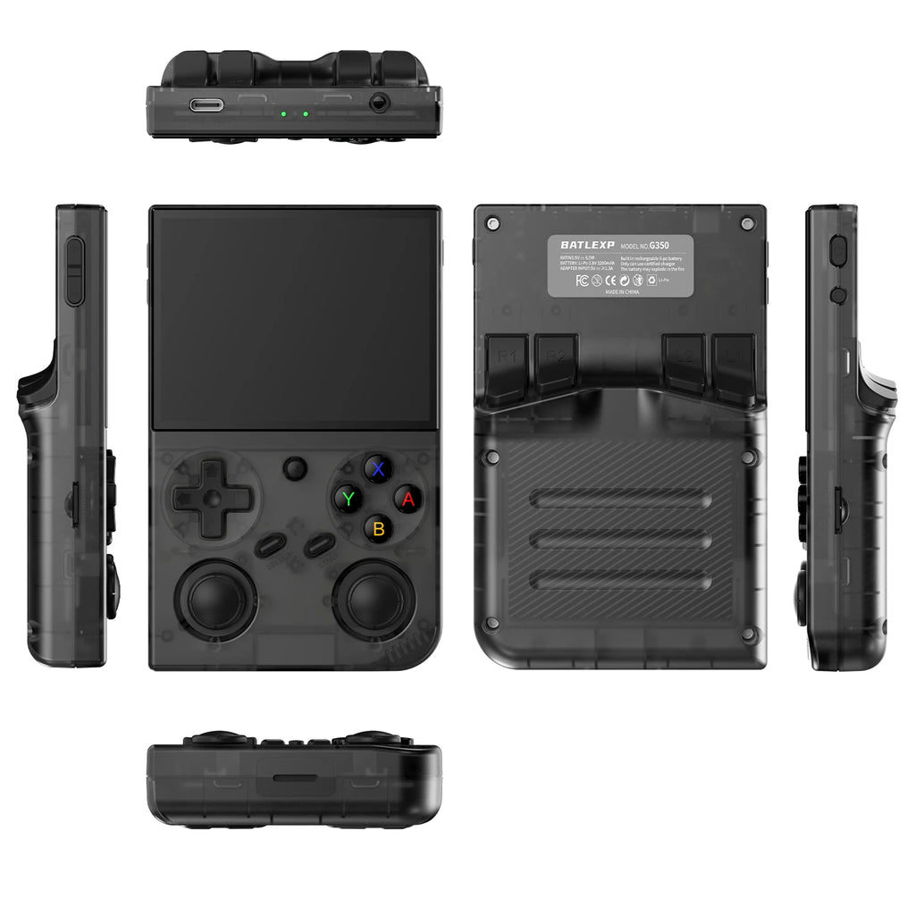 Retro Handheld Game Console Linux 64-bit System 3.5" IPS Screen RK3326 Portable Pocket Video Player 64GB 4000 Games
