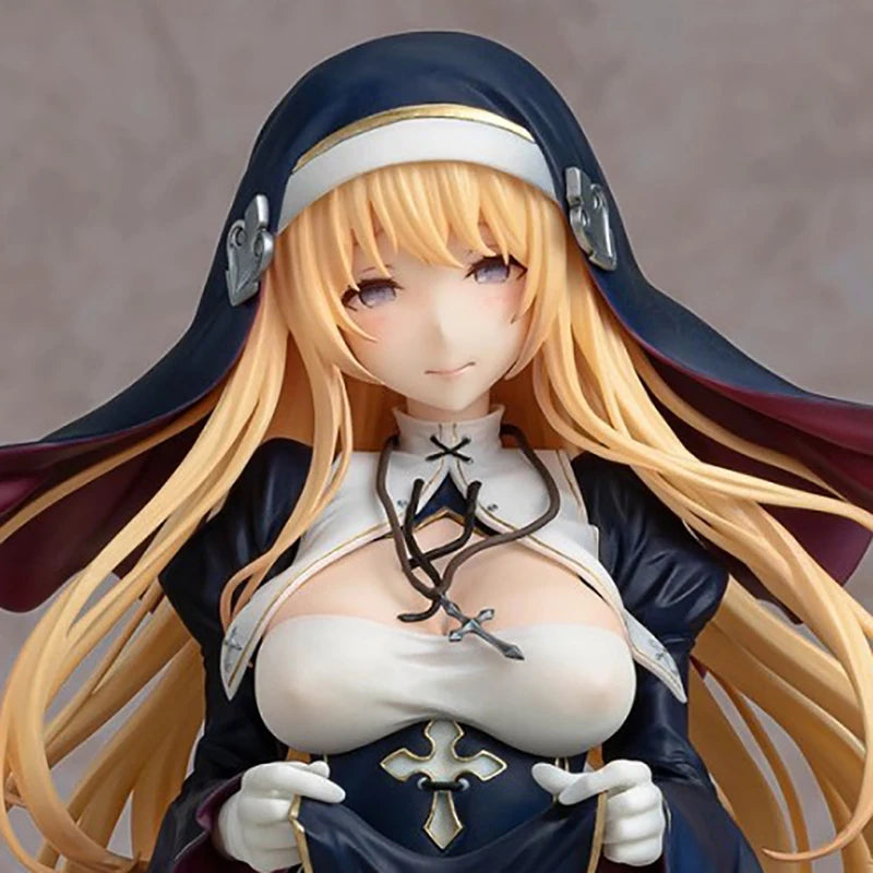 Vibrastar Original Character Charlotte Nun Japanese Anime Sexy Girl 1/6 PVC Action Figure Adult Collection Model Doll Toys Gift